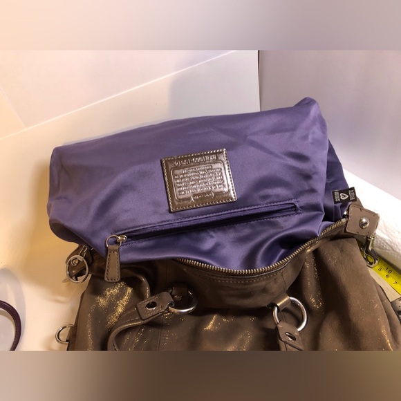 COACH Poppy Satchel Bag "Lucky Penny"Copper.  + FREE JEWELRY - Picture 8 of 16